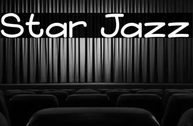 Star Jazz Font examples