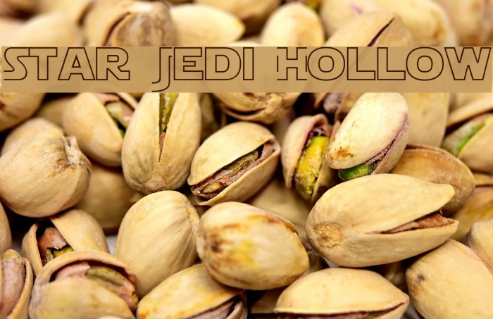 Star Jedi Hollow Font examples