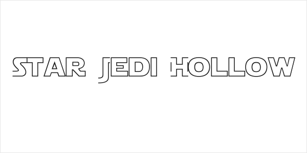 Star Jedi Hollow Logo
