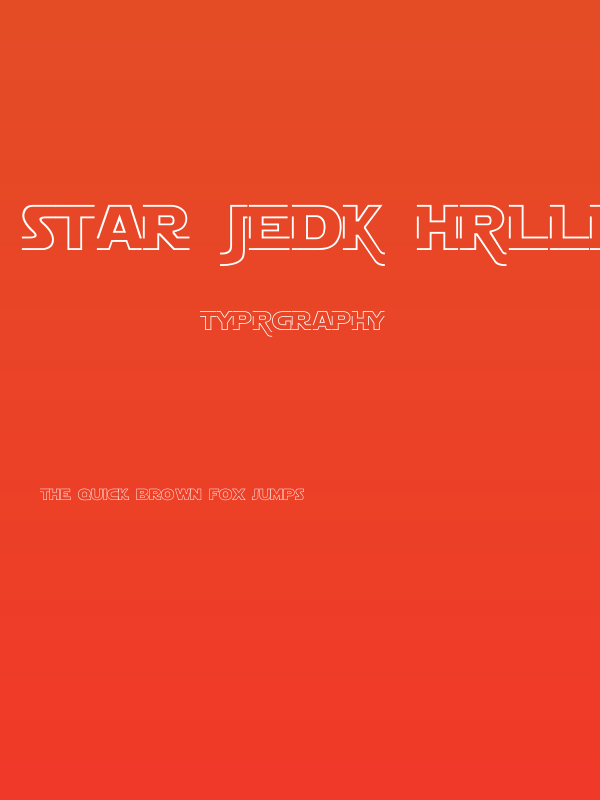 Star Jedi Hollow Poster