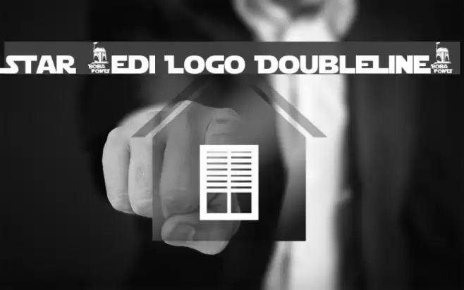 Star Jedi Logo DoubleLine1 Fonte examples