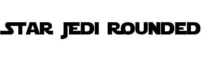 Star Jedi Rounded  font caratteri gratis