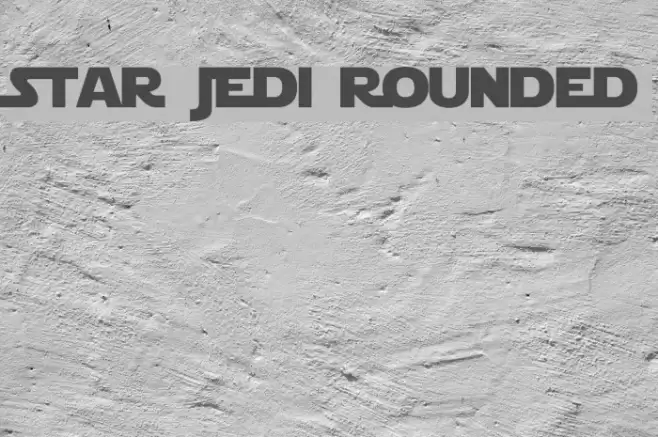Star Jedi Rounded Font examples