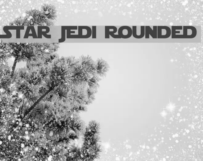 Star Jedi Rounded Font examples