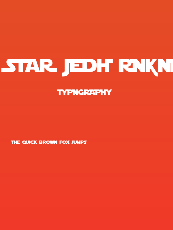 Star Jedi Rounded Poster