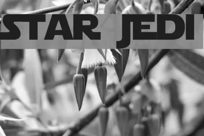 Star Jedi Font examples