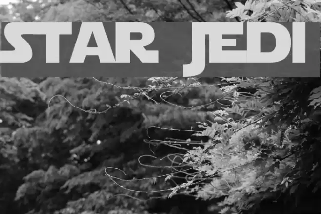 Star Jedi Font examples