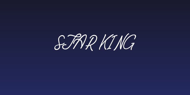 Star King Social Header