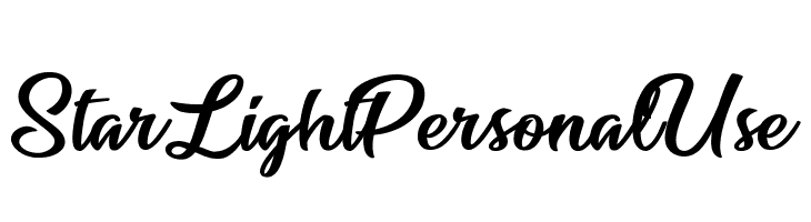 Star Light Personal Use   font caratteri gratis
