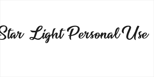 Star Light Personal Use  Logo
