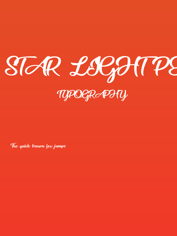 Star Light Personal Use  Poster