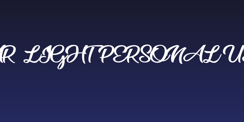 Star Light Personal Use  Social Header