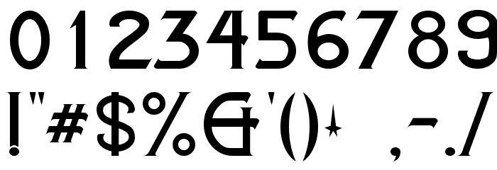 Star-Light Font OTHER CHARS