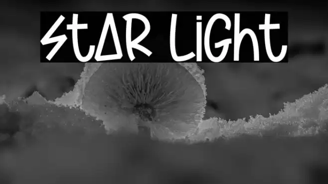 Star Light Font examples