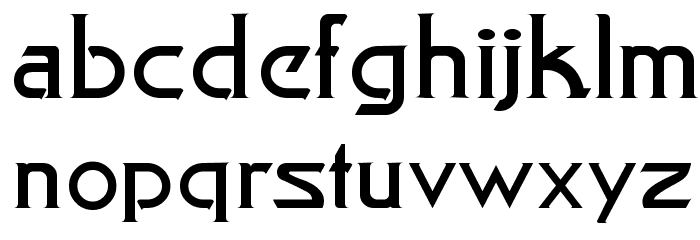 Star-Light Font LOWERCASE