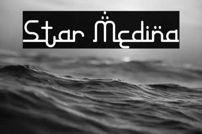 Star Medina Font examples