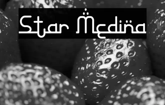 Star Medina Font examples