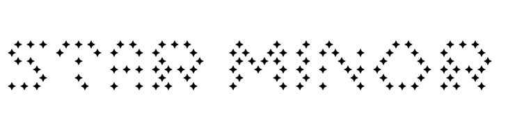 Star Minor Font