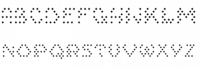 Star Minor Font UPPERCASE