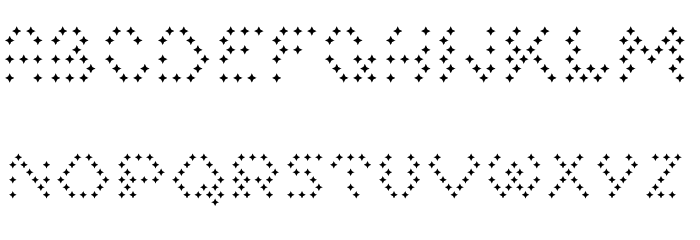 Star Minor Font LOWERCASE