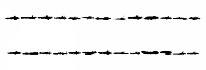 Star Navy خط أحرف صغيرة