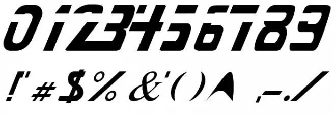 Star-Next Font OTHER CHARS