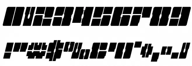 Star Nursery Condensed Italic Font OTHER CHARS