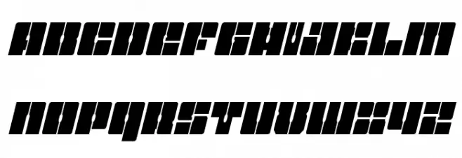Star Nursery Condensed Italic Fonte MAIÚSCULAS