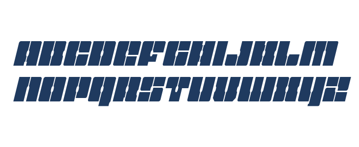 Star Nursery Condensed Italic Lowercase