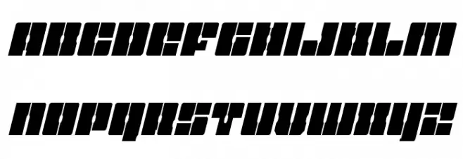Star Nursery Condensed Italic फ़ॉन्ट लोअरकेस