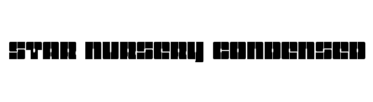 Star Nursery Condensed  免费字体下载