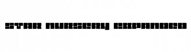 Star Nursery Expanded  Fuentes Gratis Descargar