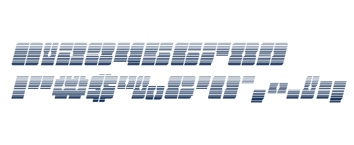 Star Nursery Gradient Italic Other Characters