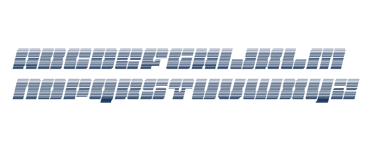 Star Nursery Gradient Italic Lowercase