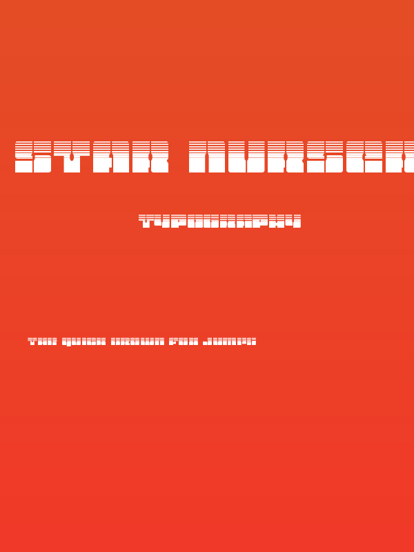 Star Nursery Halftone Poster