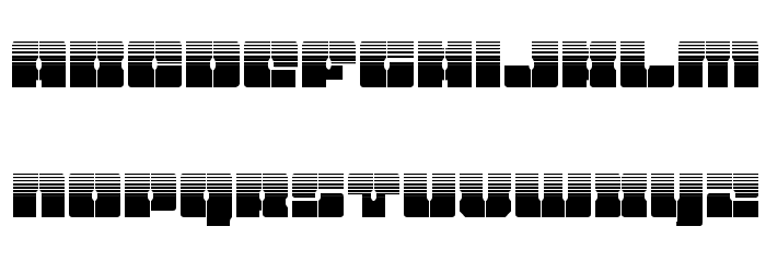Star Nursery Halftone Font LOWERCASE