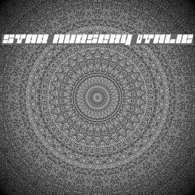 Star Nursery Italic Font examples