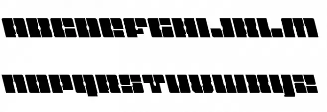 Star Nursery Leftalic Schriftart Kleinbuchstaben