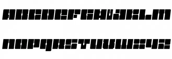 Star Nursery Semi-Italic フォント 大文字