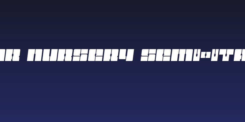 Star Nursery Semi-Italic Social Header
