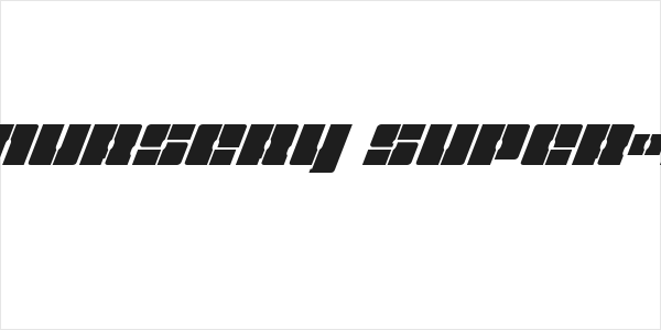 Star Nursery Super-Italic Logo