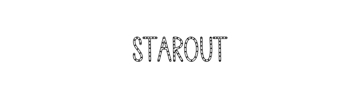 Star Out  Free Fonts Download