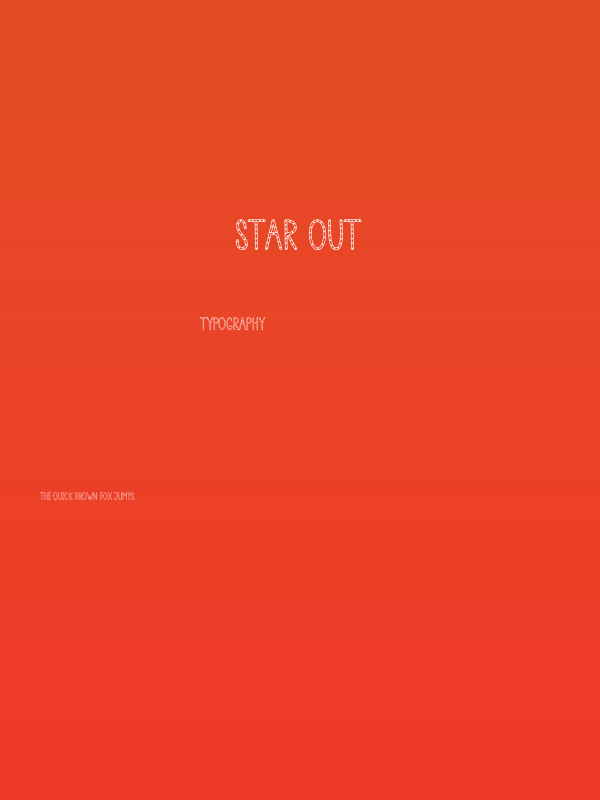 Star Out Poster