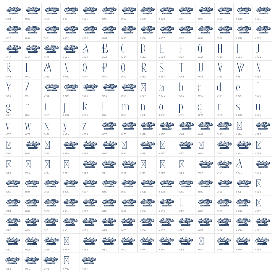 Star Paradise Demo Character Map