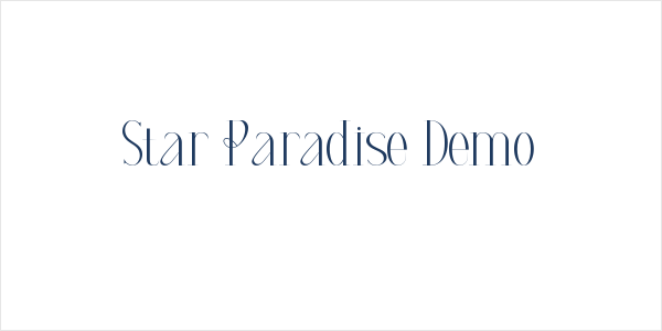 Star Paradise Demo Logo