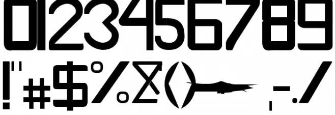 Star-Patrol Font OTHER CHARS