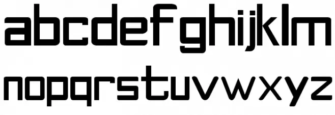 Star-Patrol Font LOWERCASE