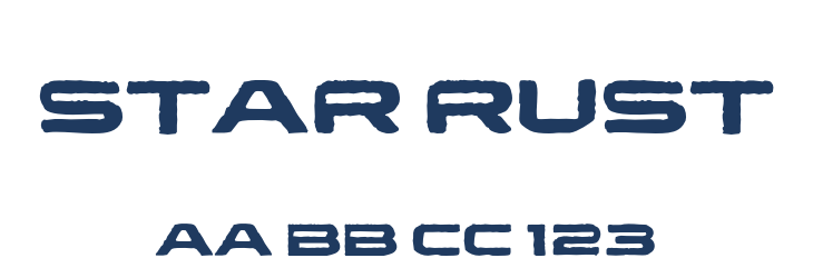 Star Rust Font Preview
