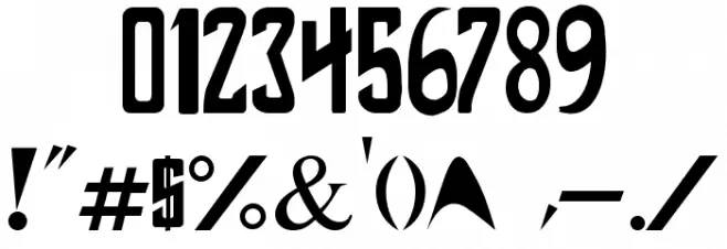 Star-Series Font OTHER CHARS