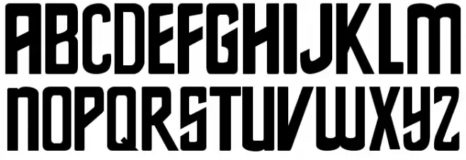 Star-Series Шрифта ВЕРХНИЙ